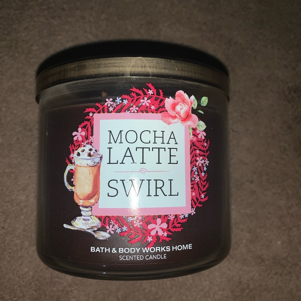 Bath and Body Works Mocha Latte Swirl Candle